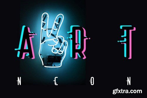 Airon stereo effect font