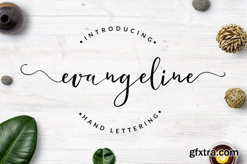 Evangeline - Hand Lettering Font