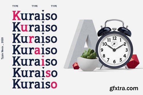 Kuraiso Serif Font