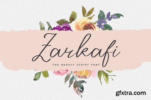 Zarkafi - The Beauty Script Font