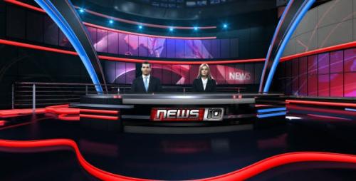 Videohive - News Virtual Studio Set