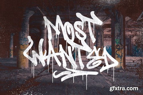 CM - Graffiti inspired Typeface | Syrup - 4657120