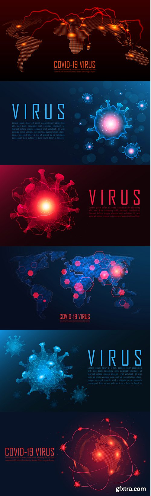 Coronavirus Background Set