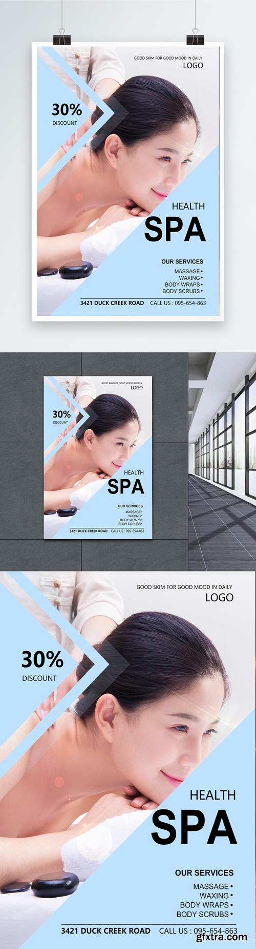 spa poster design