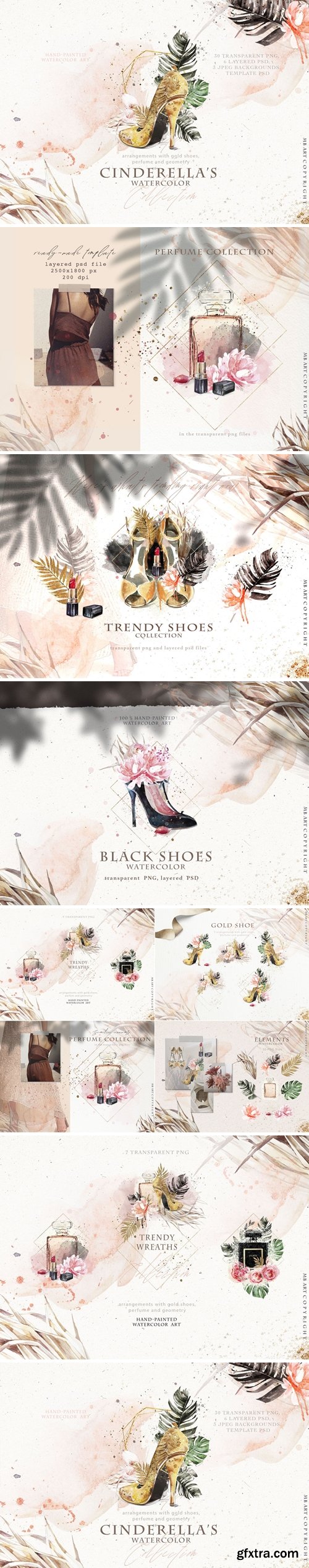 CM - Cinderella's shoe watercolor 4654398