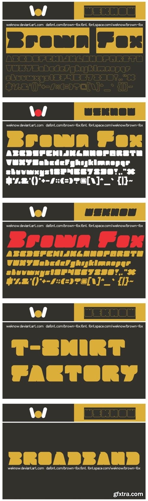 Brown Fox Font