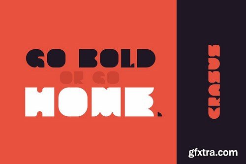 Crasus - Modern & Bold Display Font