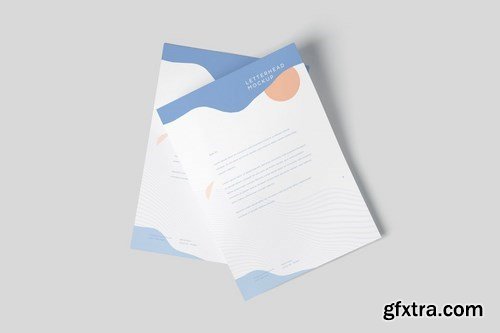 A4 Vertical Letterhead Mockups