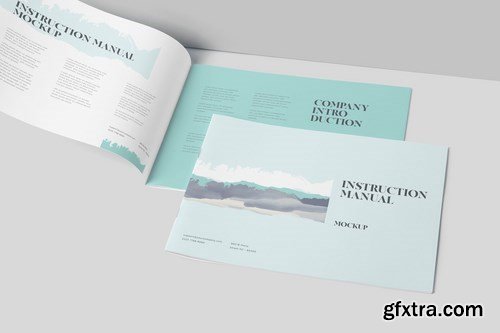 Landscape Instruction Manual & Brochure Mockups