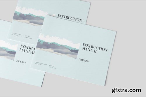 Landscape Instruction Manual & Brochure Mockups