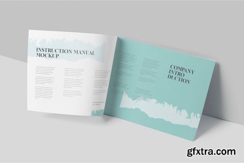 Landscape Instruction Manual & Brochure Mockups