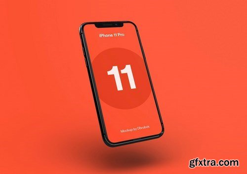 iPhone 11 Pro - Flying Mockup 02