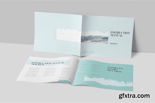 Landscape Instruction Manual & Brochure Mockups