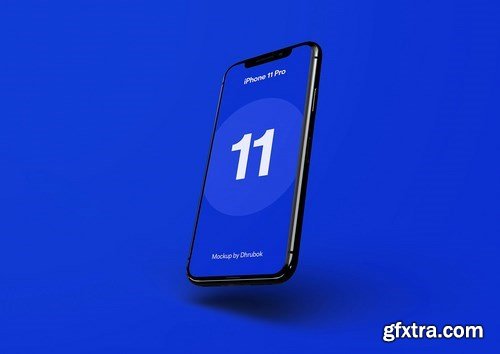 iPhone 11 Pro - Flying Mockup 01