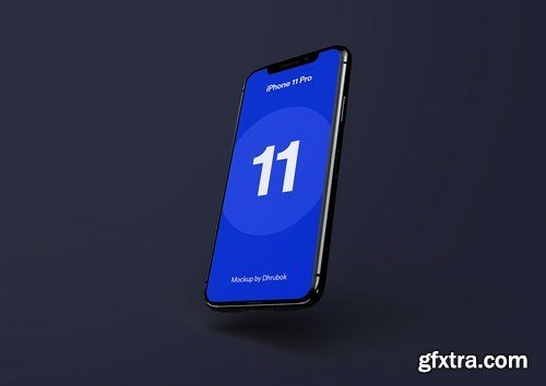 iPhone 11 Pro - Flying Mockup 01