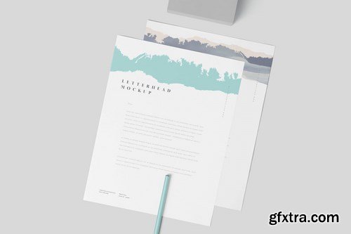 US Letter Size Letterhead Mock-ups