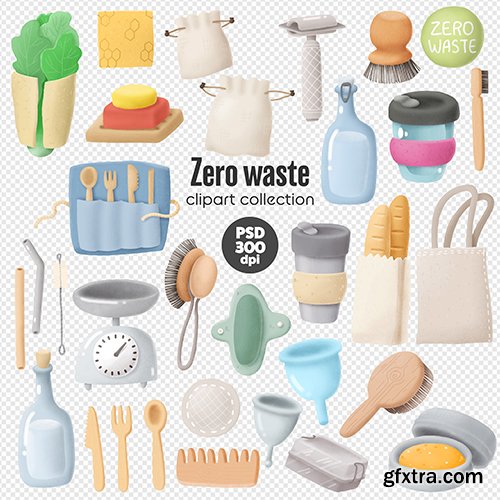 Zero Waste Clipart Collection