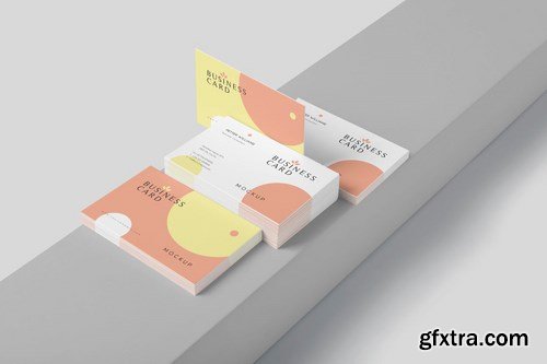 Modern Business Card Stack Mockups