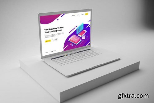 Clean MacBook Pro Mockup V.2