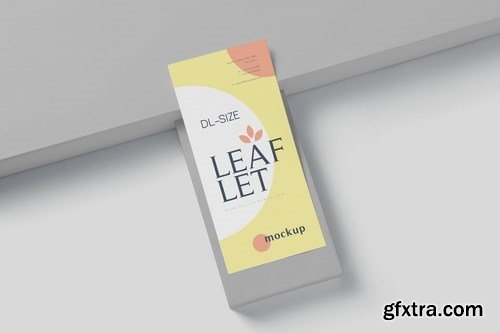 DL Size One-page Leaflet Mockups