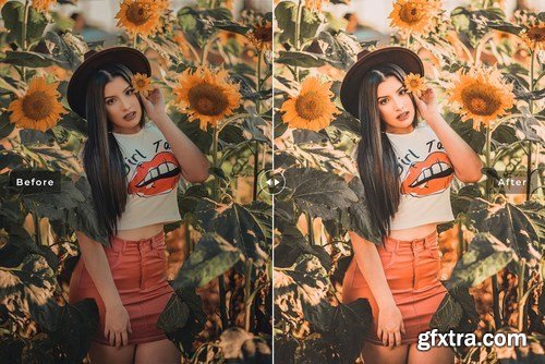 Sunflower Mobile & Desktop Lightroom Presets