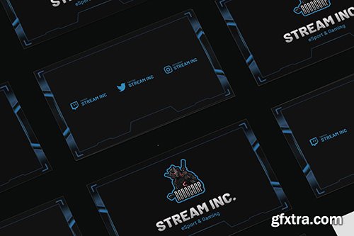 Streamer eSports & Gaming Business Card