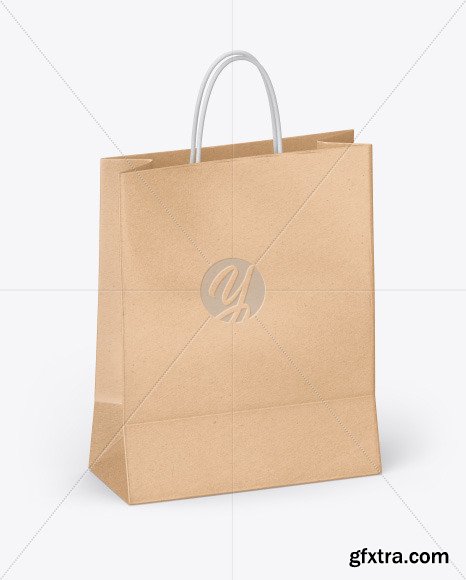 Kraft Shopping Bag w/ Rope Handles 56589