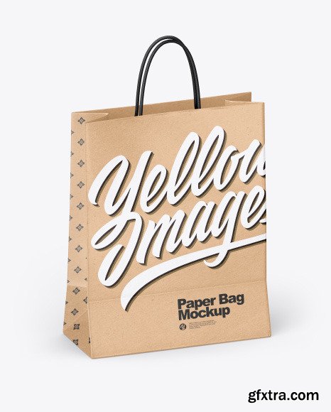 Kraft Shopping Bag w/ Rope Handles 56589