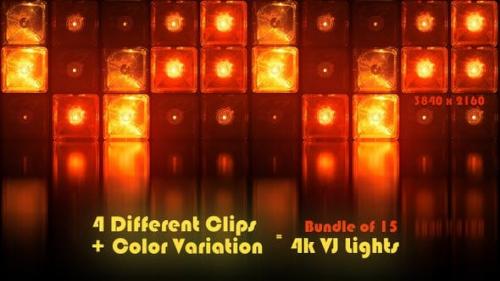 Videohive - Vj Cube Lights Stage Reflectors