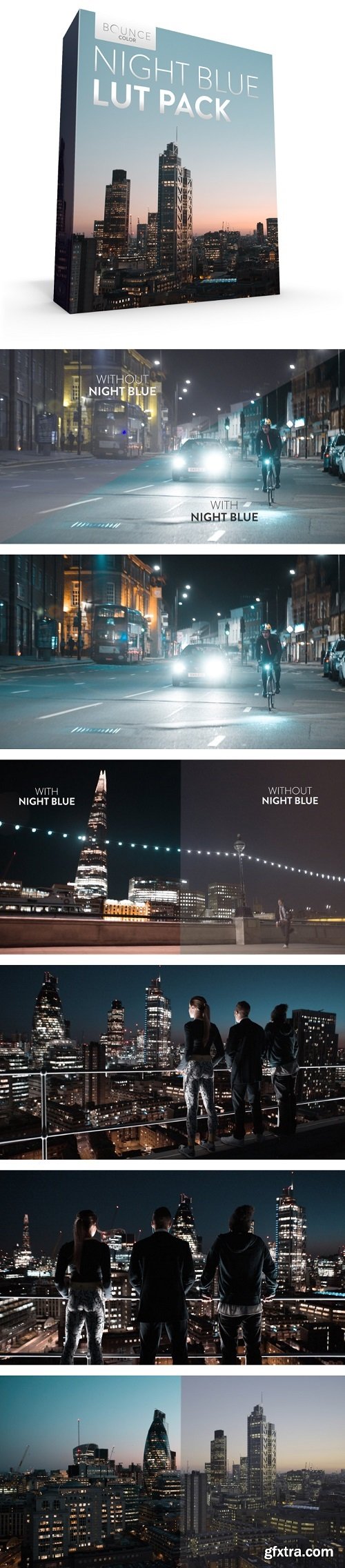 Bounce Color - NIGHT BLUE LUT Pack
