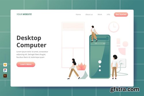 Desktop Computer - Landing Page