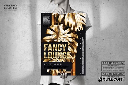 Luxury Lounge Session - Big Music Poster Design