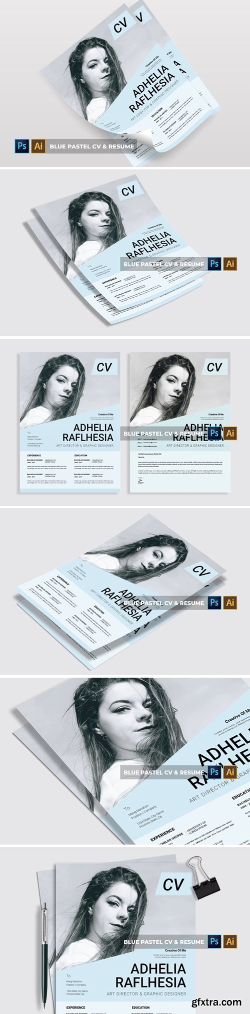 Blue Pastel | CV & Resume