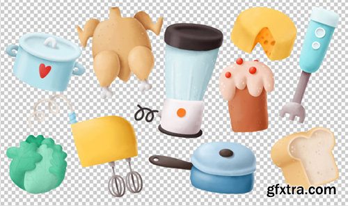 kitchen-items-hand-drawn-clipart_147671-41