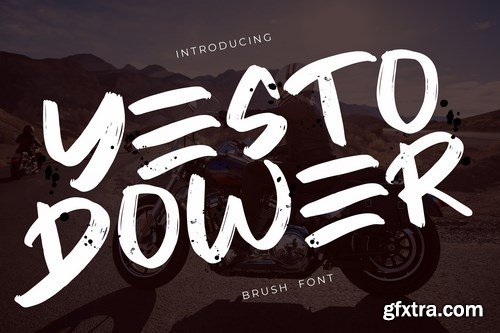 Yesto Dower Brush Font