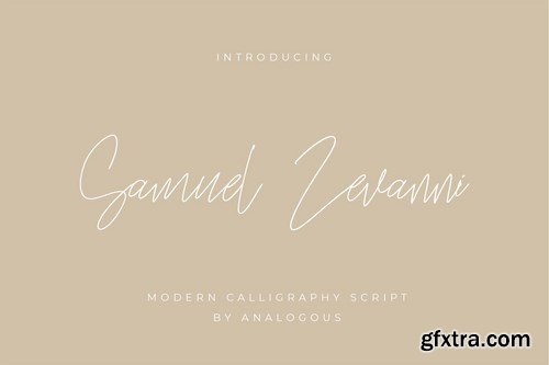 Business CardSamuel Zevanni Font