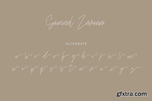 Business CardSamuel Zevanni Font