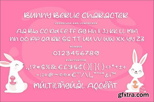 Bunny Berlie - a Cute Rounded Font