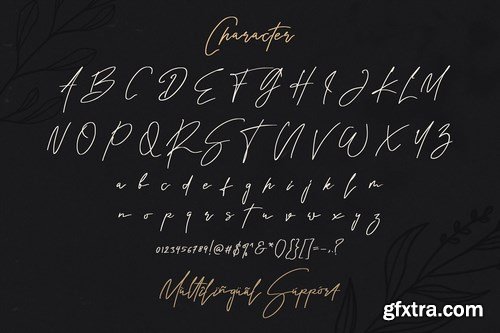 CM - Rindu Alam - Signature Script Font 4688049