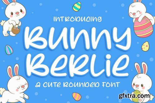 Bunny Berlie - a Cute Rounded Font