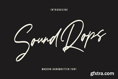 Soundrops Font