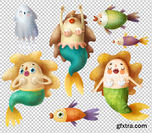 cartoon-mermaids-fishes-set_147671-61