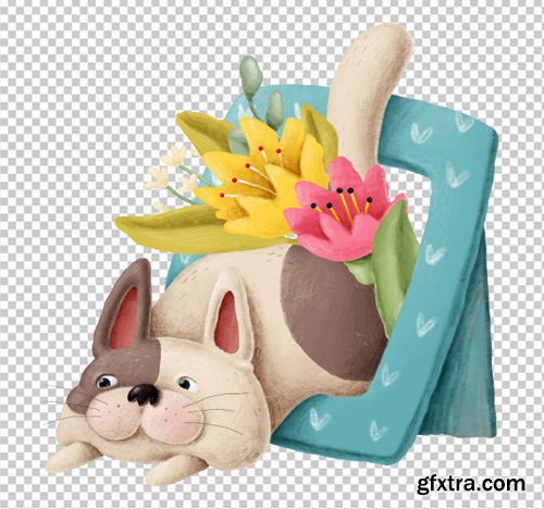 cute-kitten-with-flowers-hand-drawn-illustration_147671-67