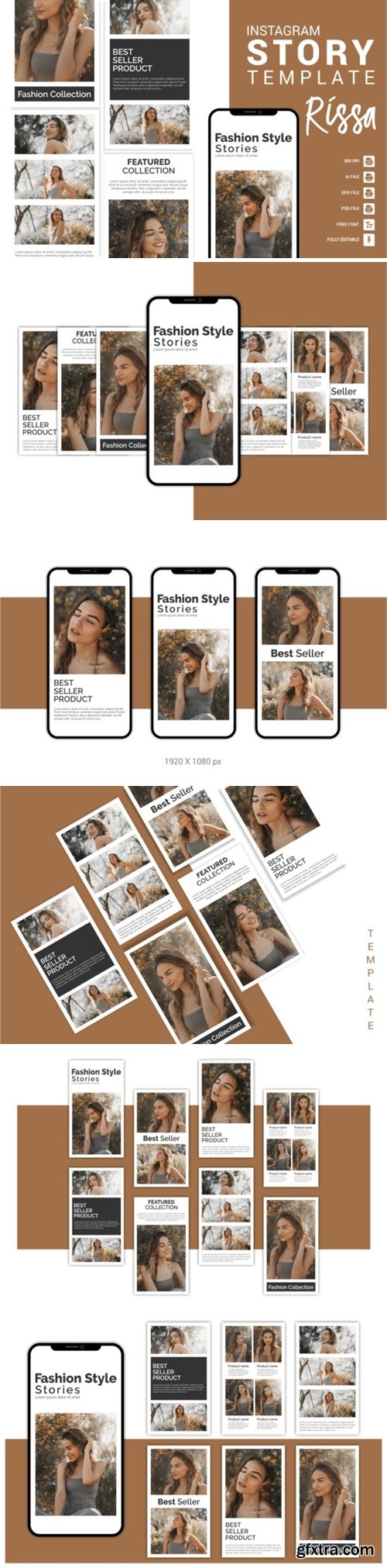 Rissa - Fashion Instagram Story Template 3656096