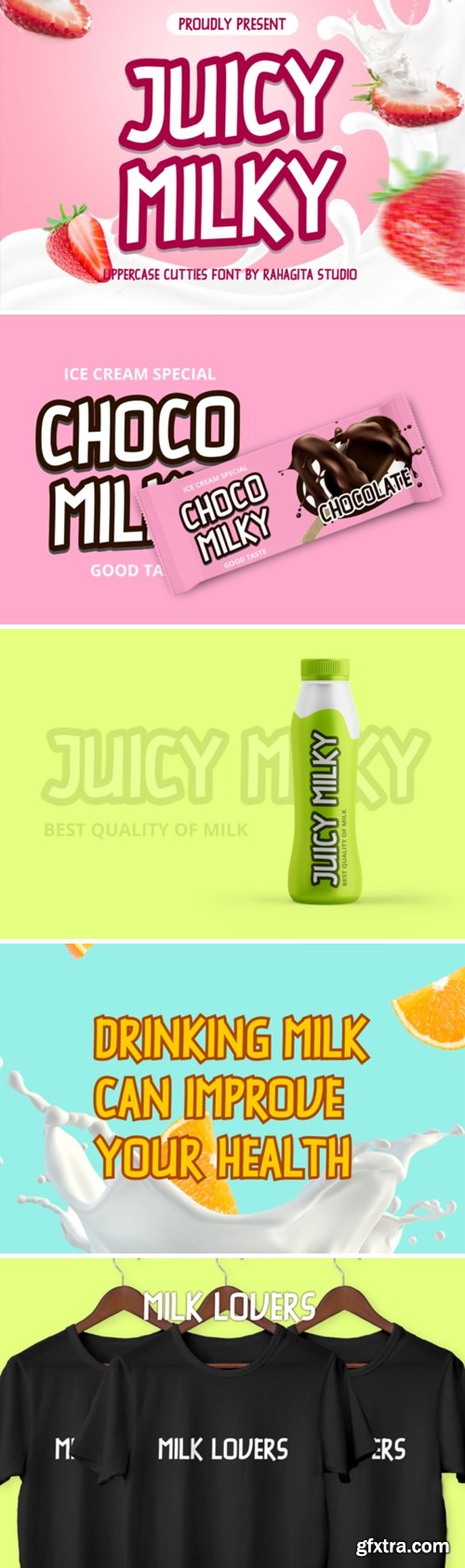 Juicy Milky Font