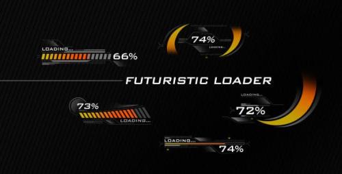 Videohive - Futuristic Loading Screen