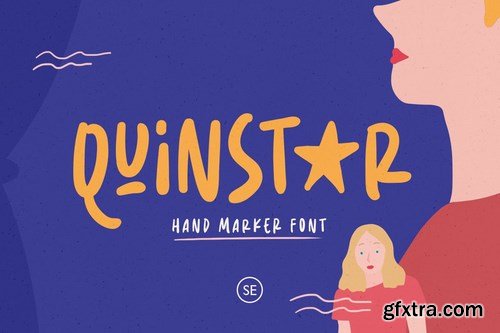 Quinstar - Hand Marker Font