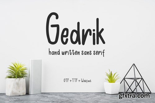 Gedrik - Handwritten Sans Serif