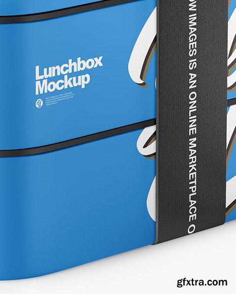 Matte Lunch Box Mockup 56496