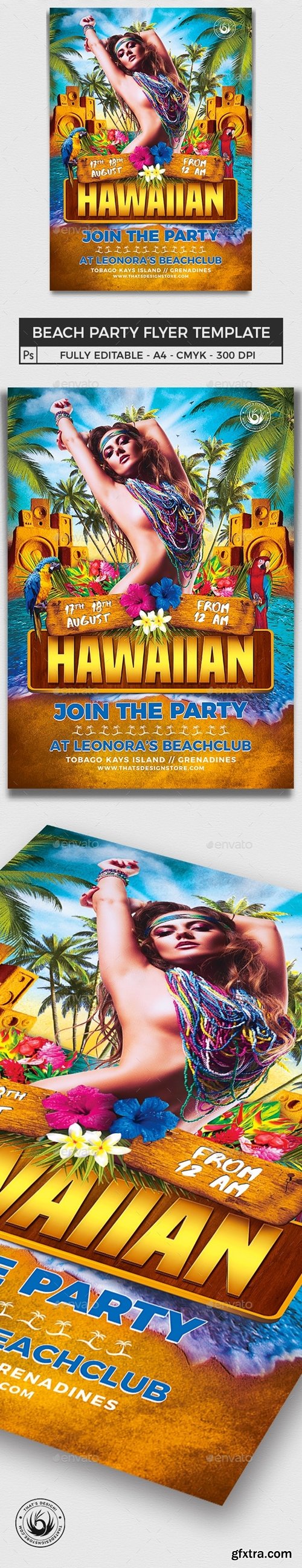 GraphicRiver - Beach Party Flyer Template V5 8146194